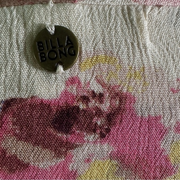 Billabong Floral Long Sleeve Dress size XS (b4 - Picture 5 of 11